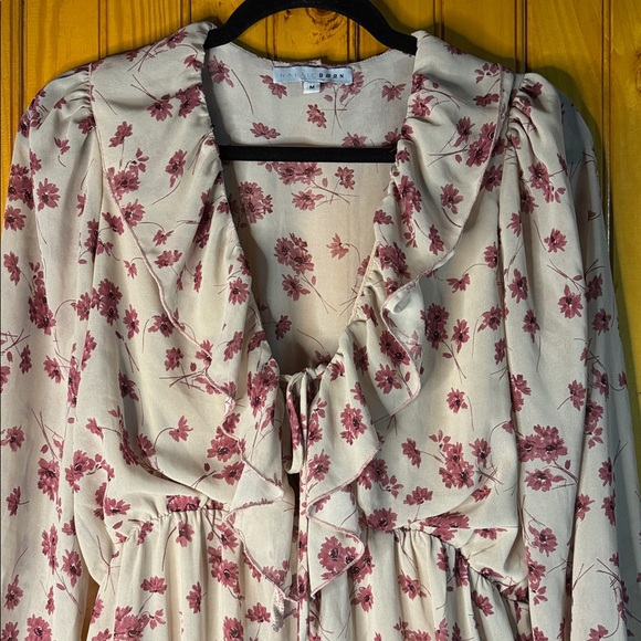 Baltic Born Pink Floral Ruffle Dress - Picture 4 of 7